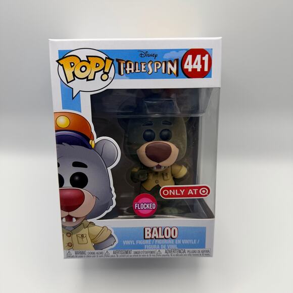 Baloo #441 Funko Pop Disney – TaleSpin – Flocked Target Exclusive - Picture 1 of 6